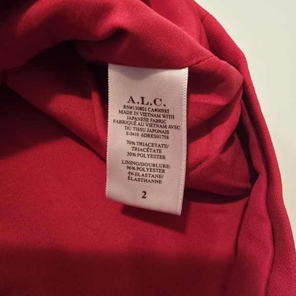 A.L.C. Elsie Dress mini dress in red - Picture 6 of 14